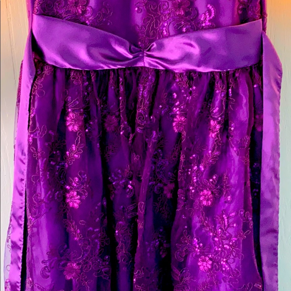 Long,purple,dress